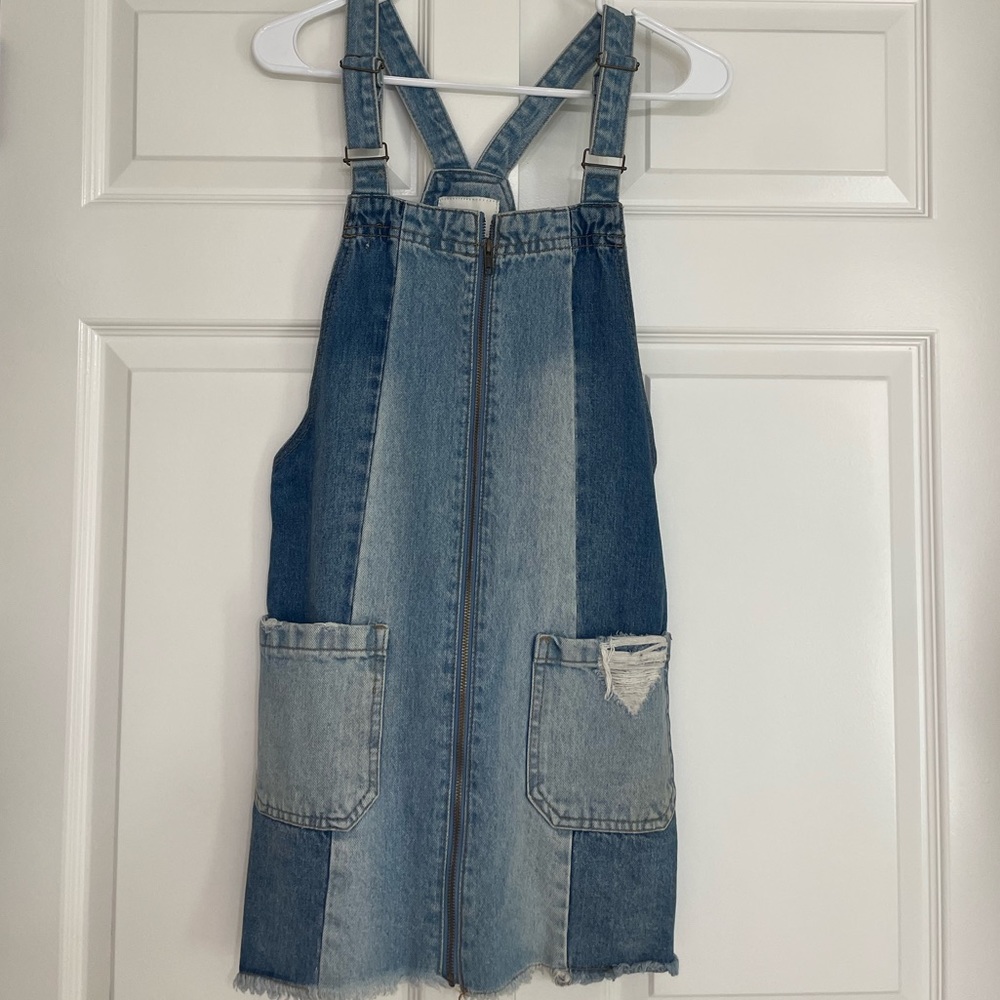 Overall two-toned dress size small